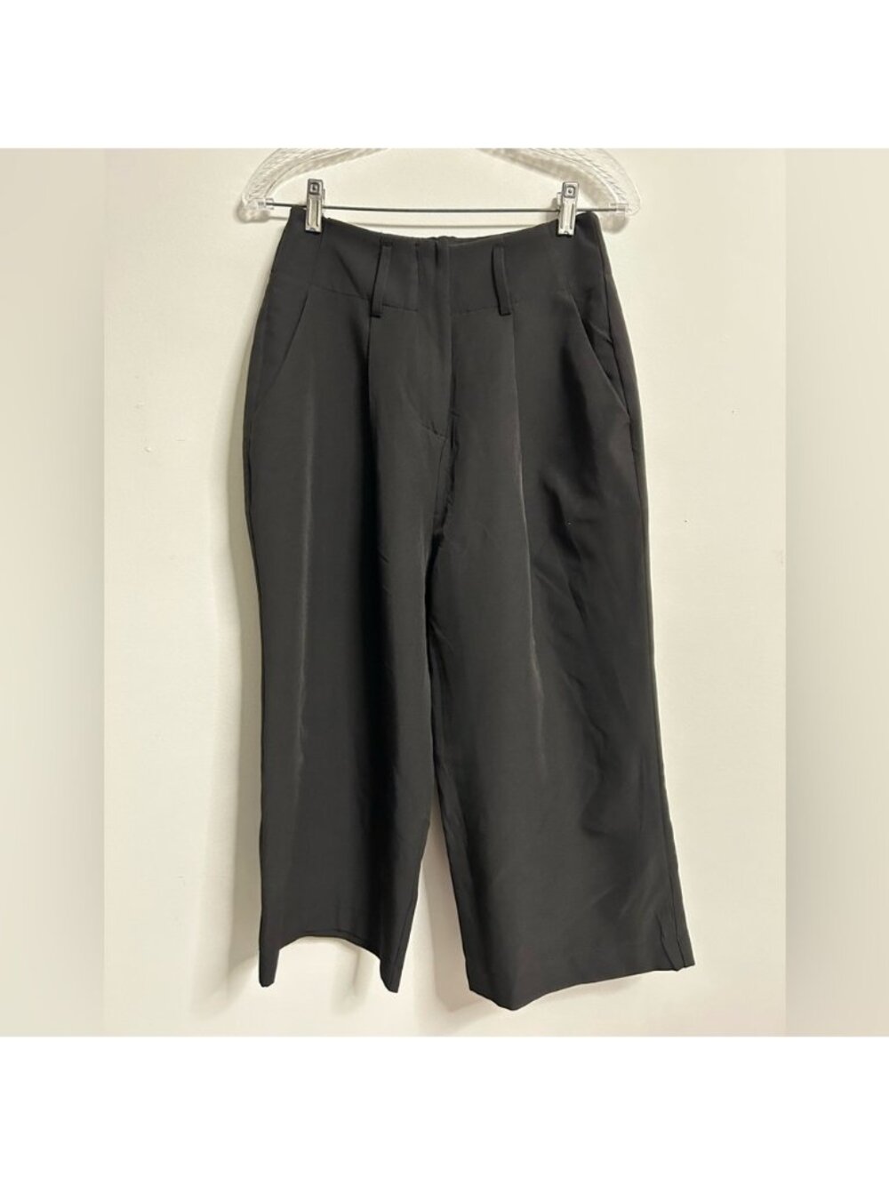 Boohoo Black Wide Leg Pants